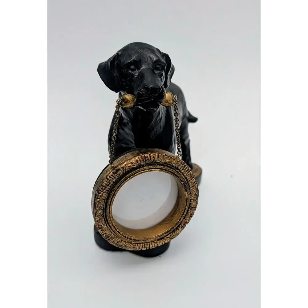 Sterling Industries Black Labrador Retriever Hanging Mini Photo Frame Sculpture